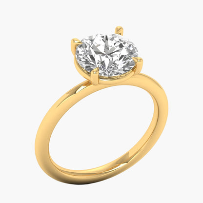 Four Prong Diamond Ring