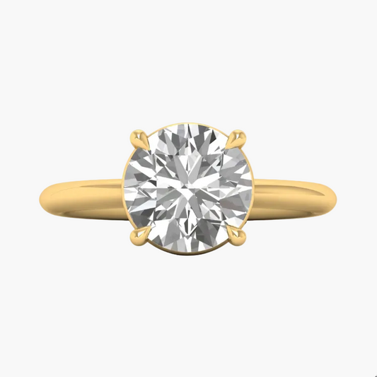 Four Prong Diamond Ring