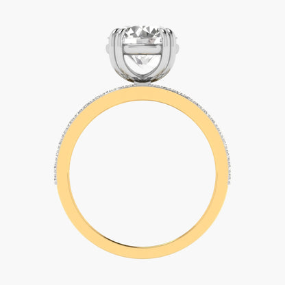 Sparkling Contour Diamond Ring