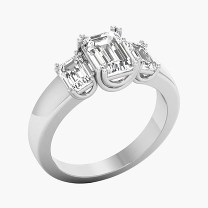 Soulmate Triplet Diamond Ring