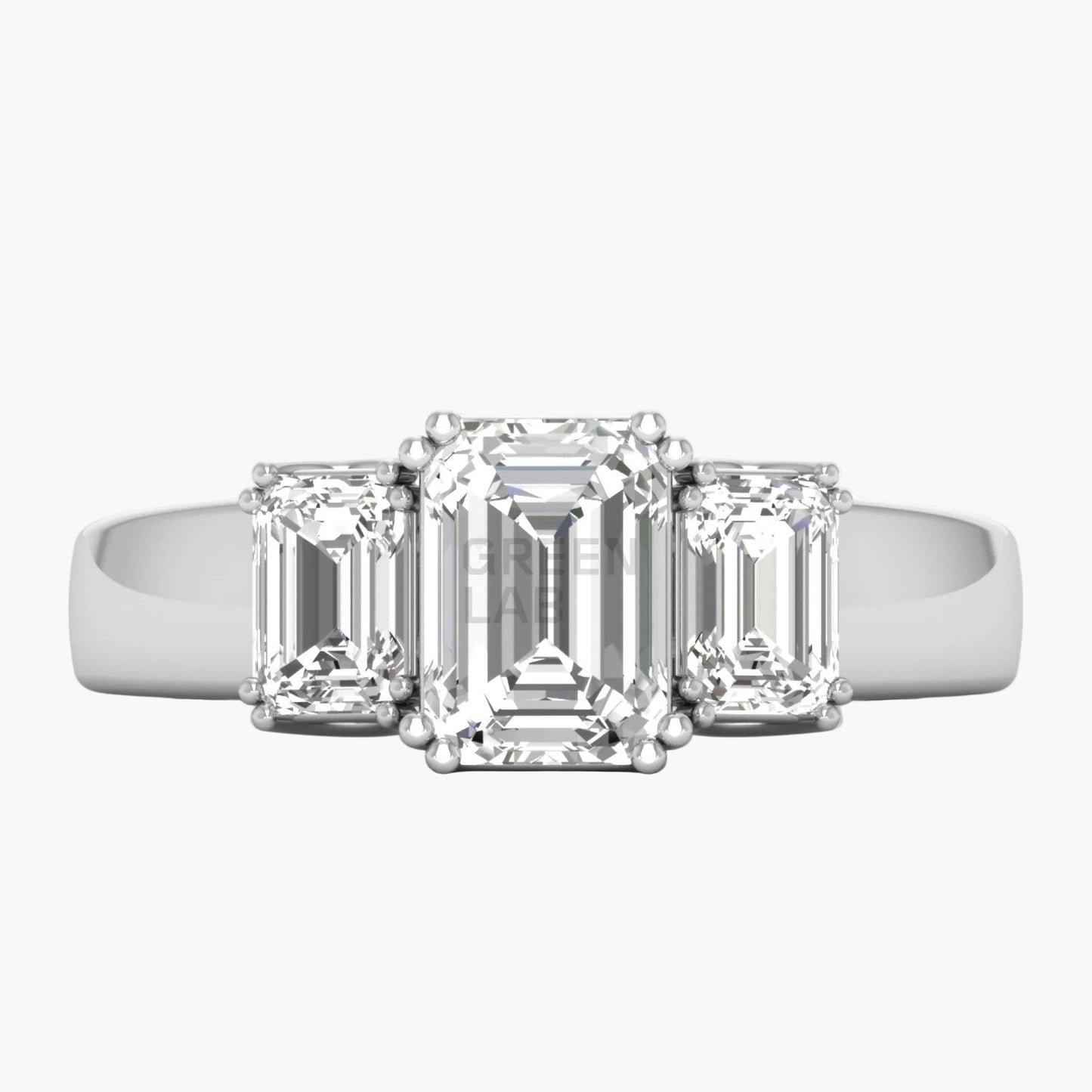 Soulmate Triplet Diamond Ring