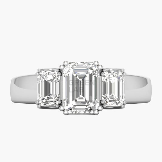 Soulmate Triplet Diamond Ring