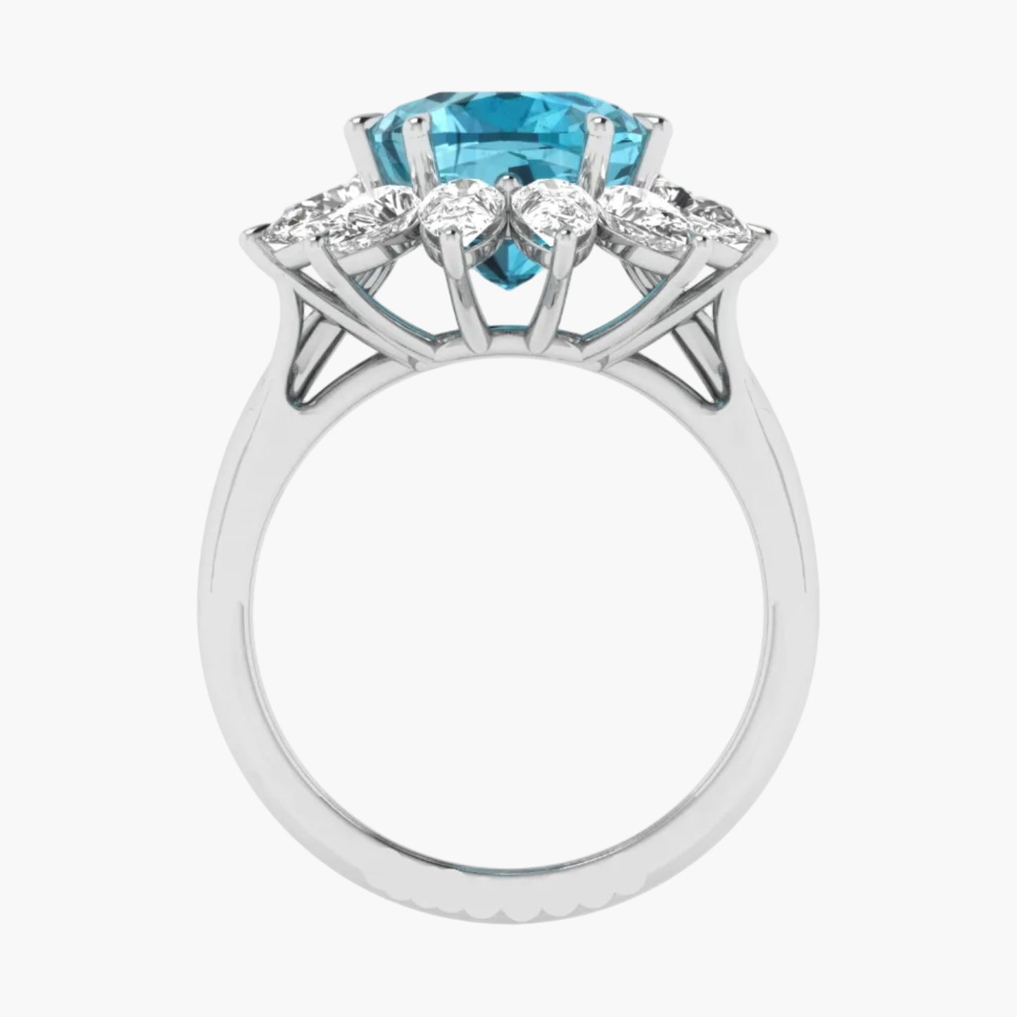 Blue Majesty Diamond Ring