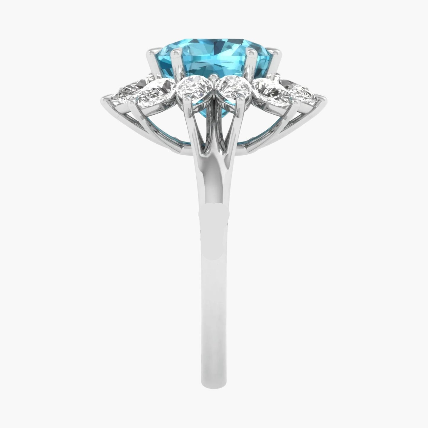 Blue Majesty Diamond Ring
