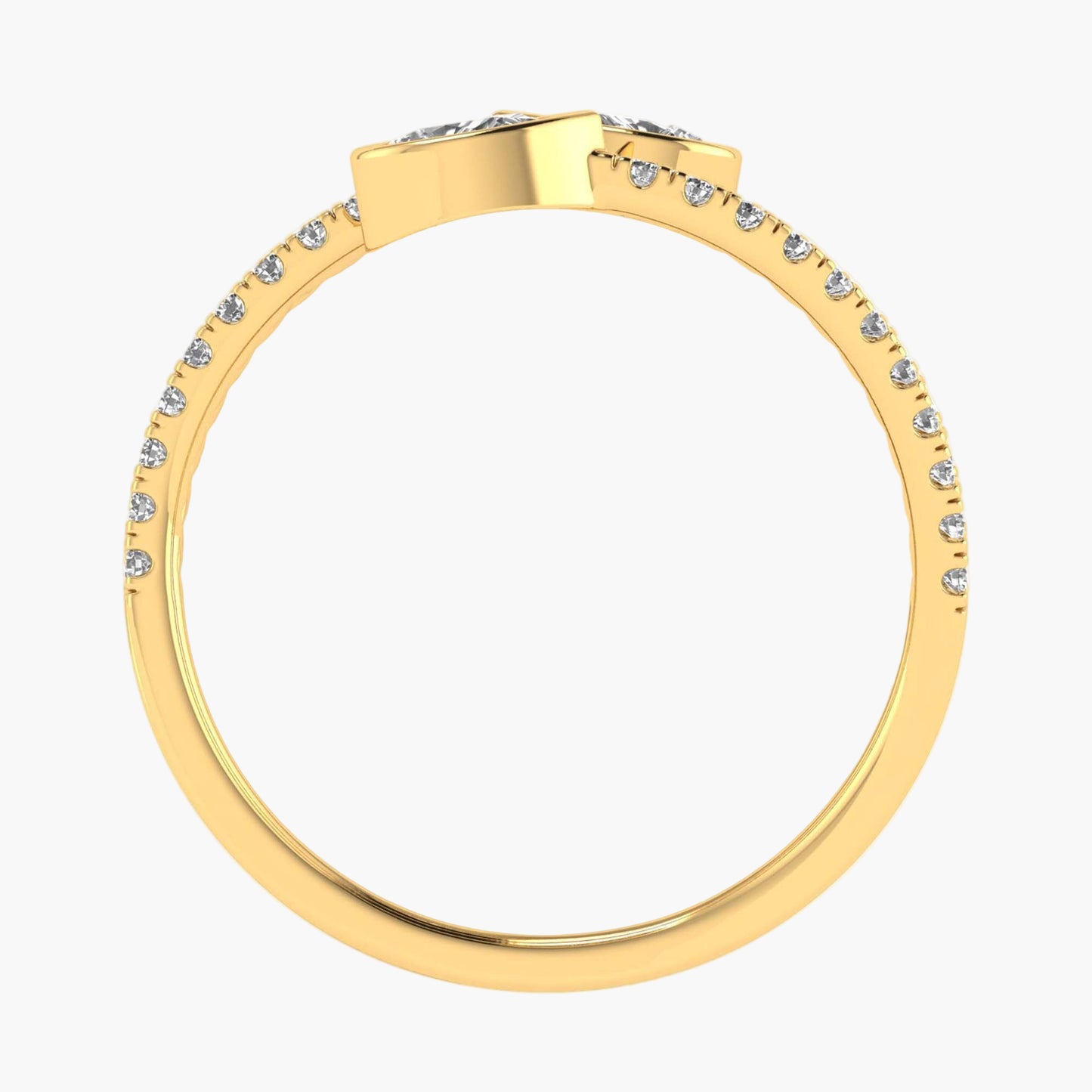 Space Orbit Diamond Ring