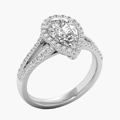 Pear Pious Diamond Ring