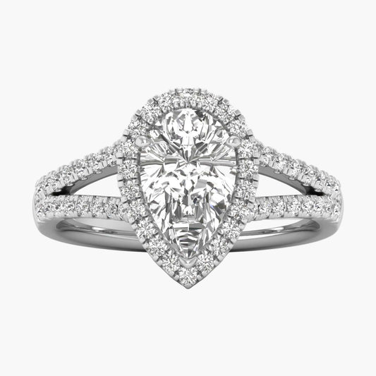 Pear Pious Diamond Ring