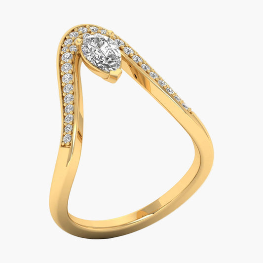 Pear Pretty Vanki Diamond Ring