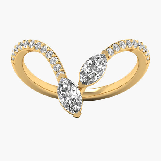Pear Vanki Diamond Ring