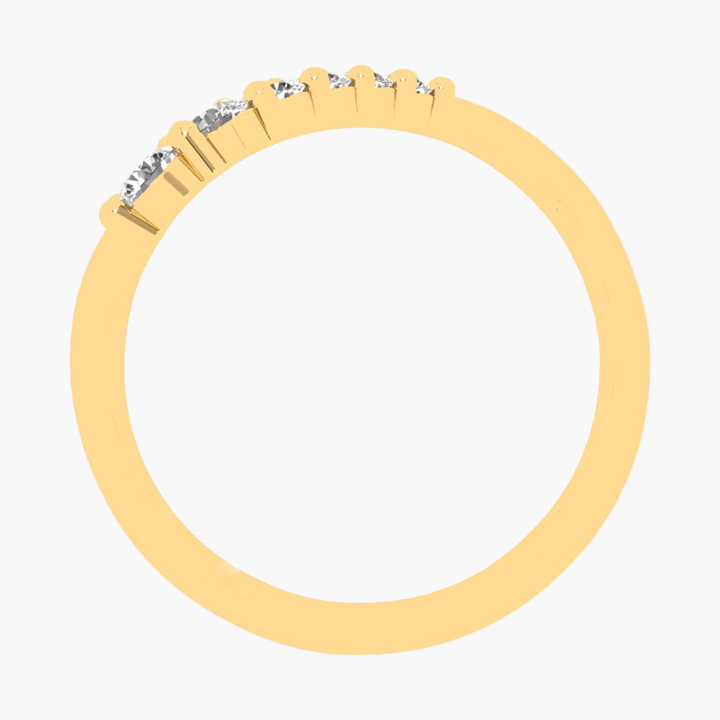 Wishbone Diamond Ring