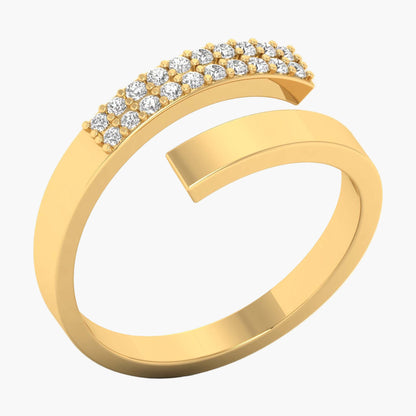 Cluster Chaos Diamond Ring