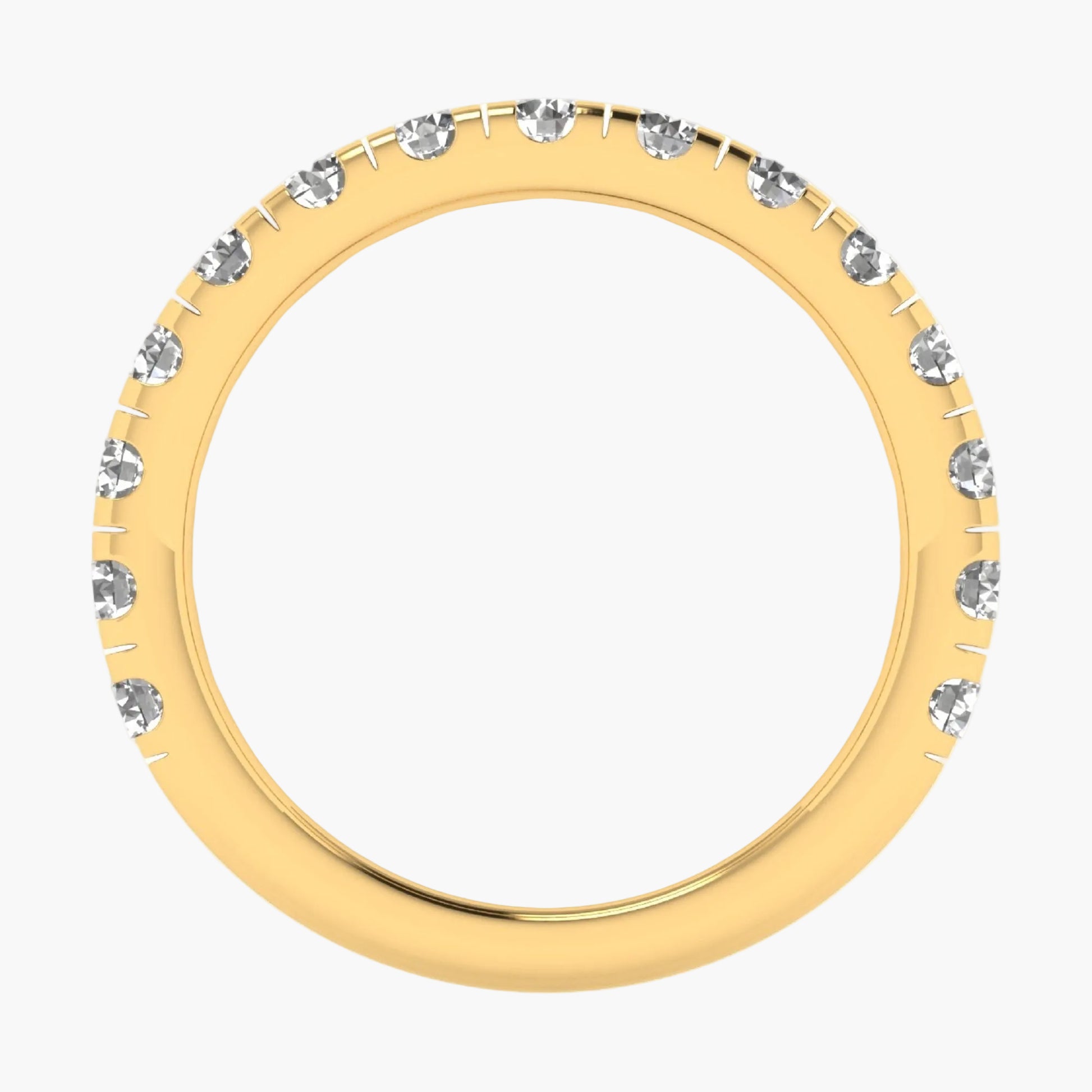 Gold ring with embedded stones on a white background, branded 'Green Lab'.