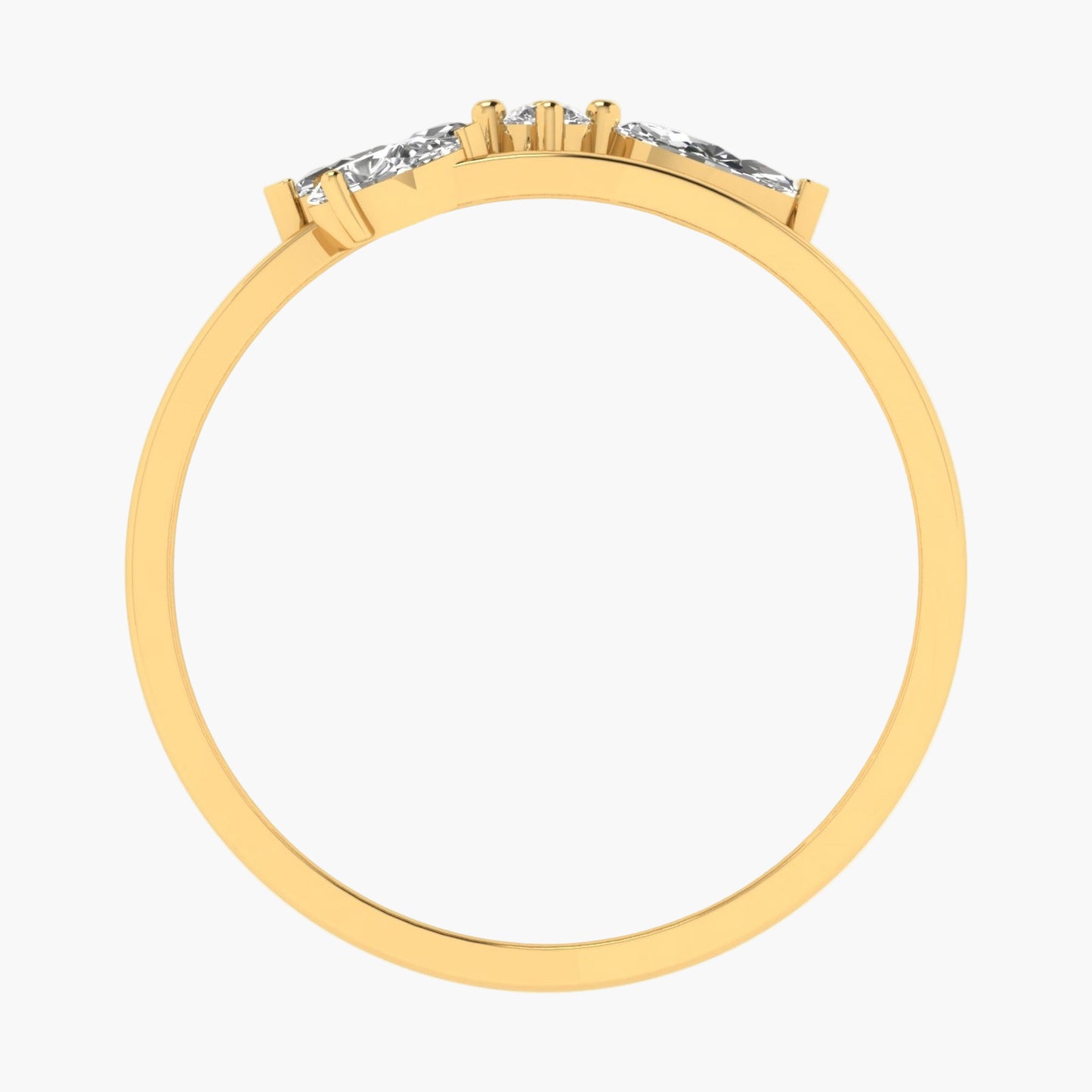 Just-at-Time Diamond Ring