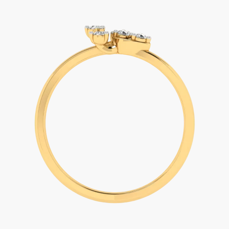 Floral Cluster Multi-Stone Diamond Ring