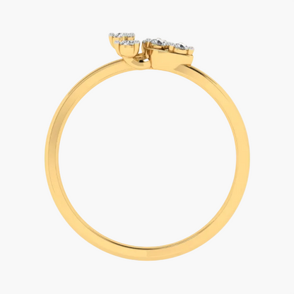 Floral Cluster Multi-Stone Diamond Ring