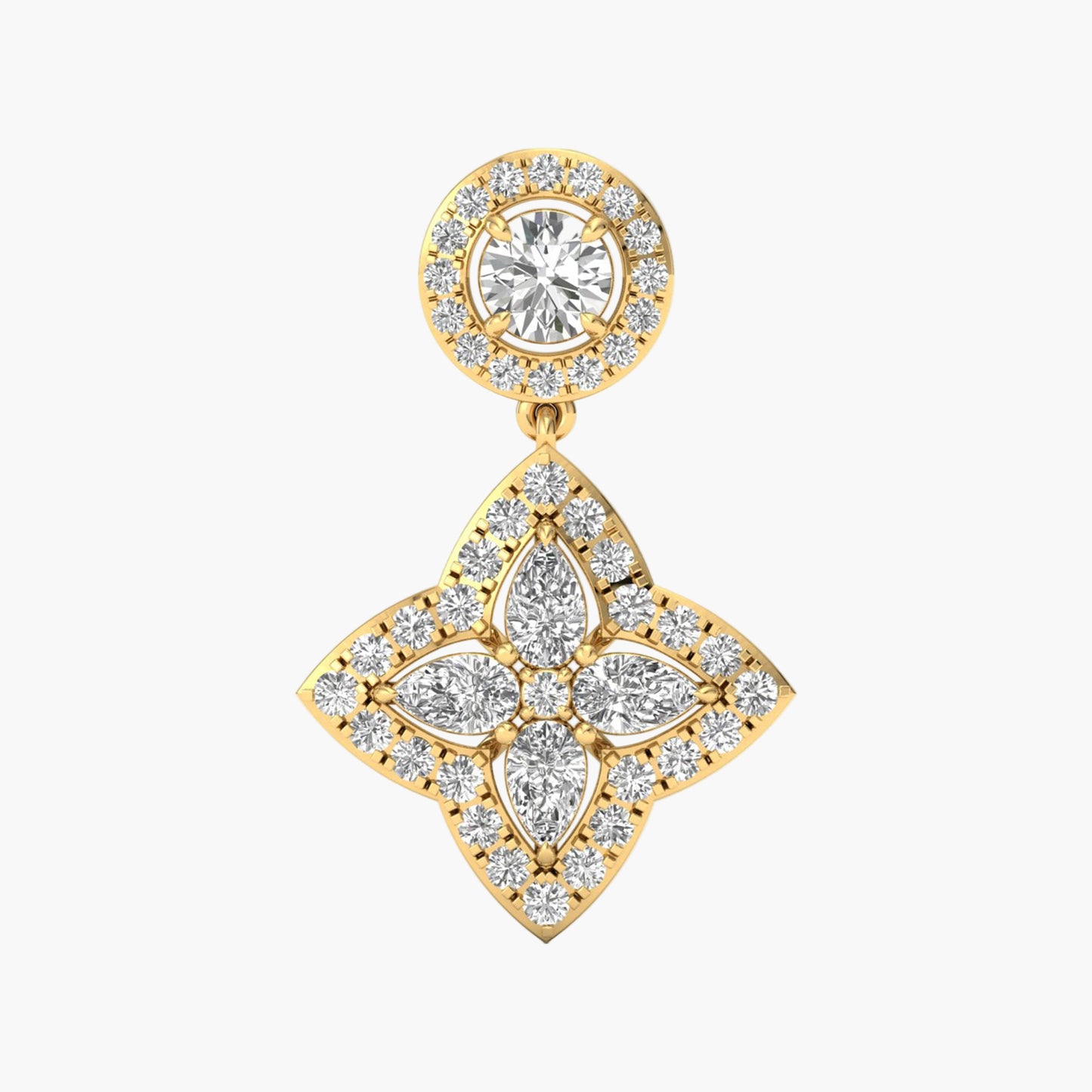 Star Crust Diamond Pendant