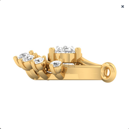 Celestial Drop Diamond Gold Mangalsutra
