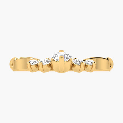 Chevron Contour Multi-Stone Diamond Mangalsutra