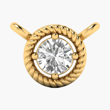 Rope Halo Diamond Mangalsutra