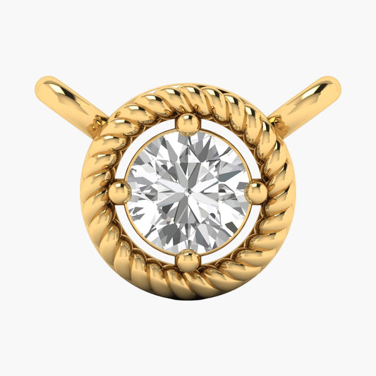 Rope Halo Diamond Mangalsutra