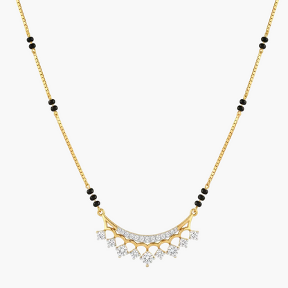 Traditional Motif Arch Diamond Mangalsutra