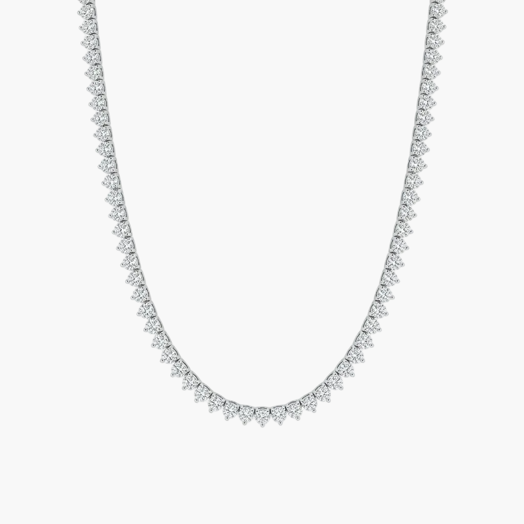 Elegance Single Line Strand Diamond Necklace