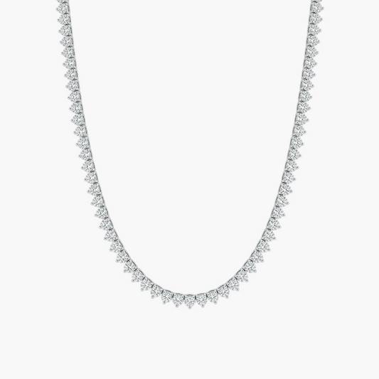 Elegance Single Line Strand Diamond Necklace