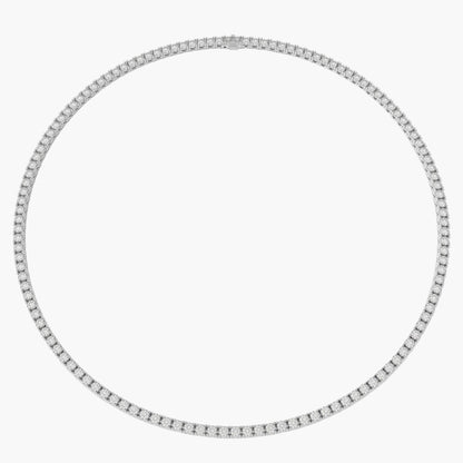 Diamond bracelet on a white background