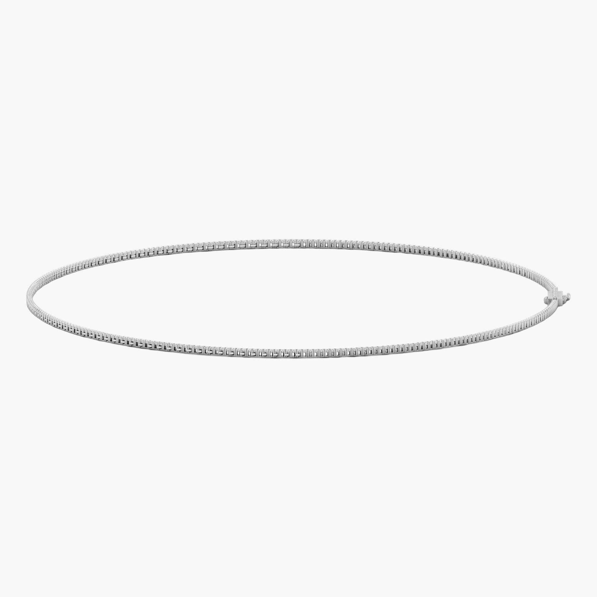 Silver hoop earring on a white background