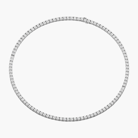 Diamond bracelet on a white background