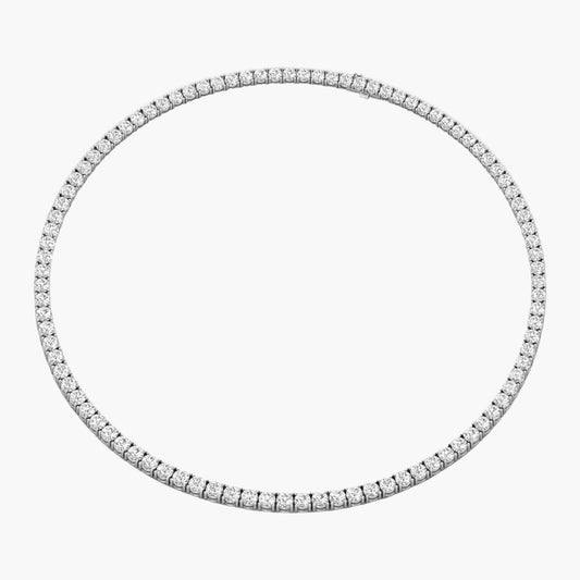 Diamond bracelet on a white background