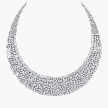 Majestic Statement Choker Diamond Necklace