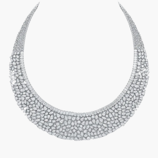 Majestic Statement Choker Diamond Necklace