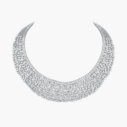 Majestic Statement Choker Diamond Necklace