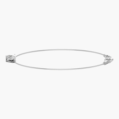 Silver bracelet with 'Green Lab' branding on a white background
