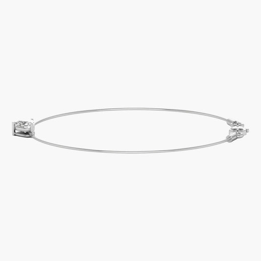 Silver bracelet with 'Green Lab' branding on a white background