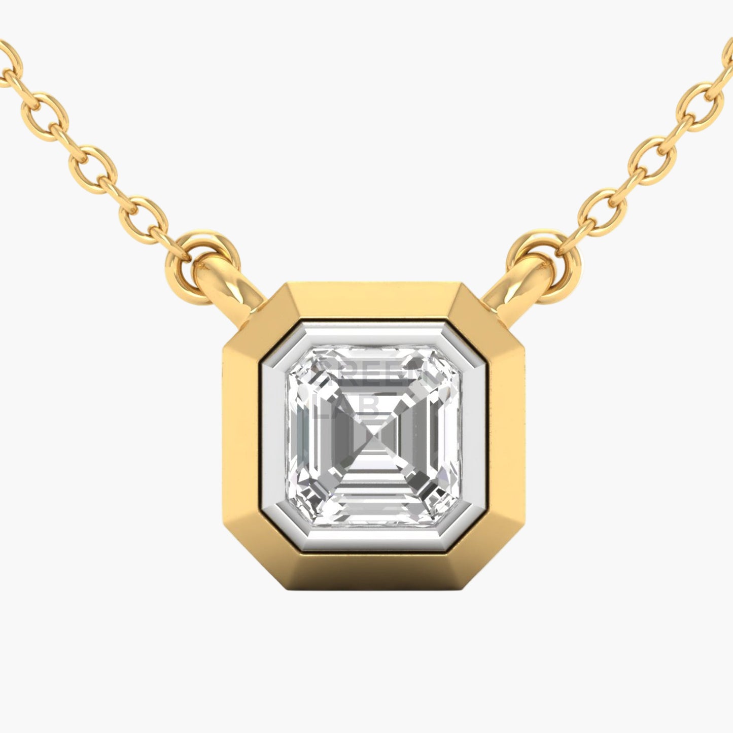 Golden Mirage Diamond Pendant