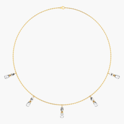 Briolette Diamond Necklace