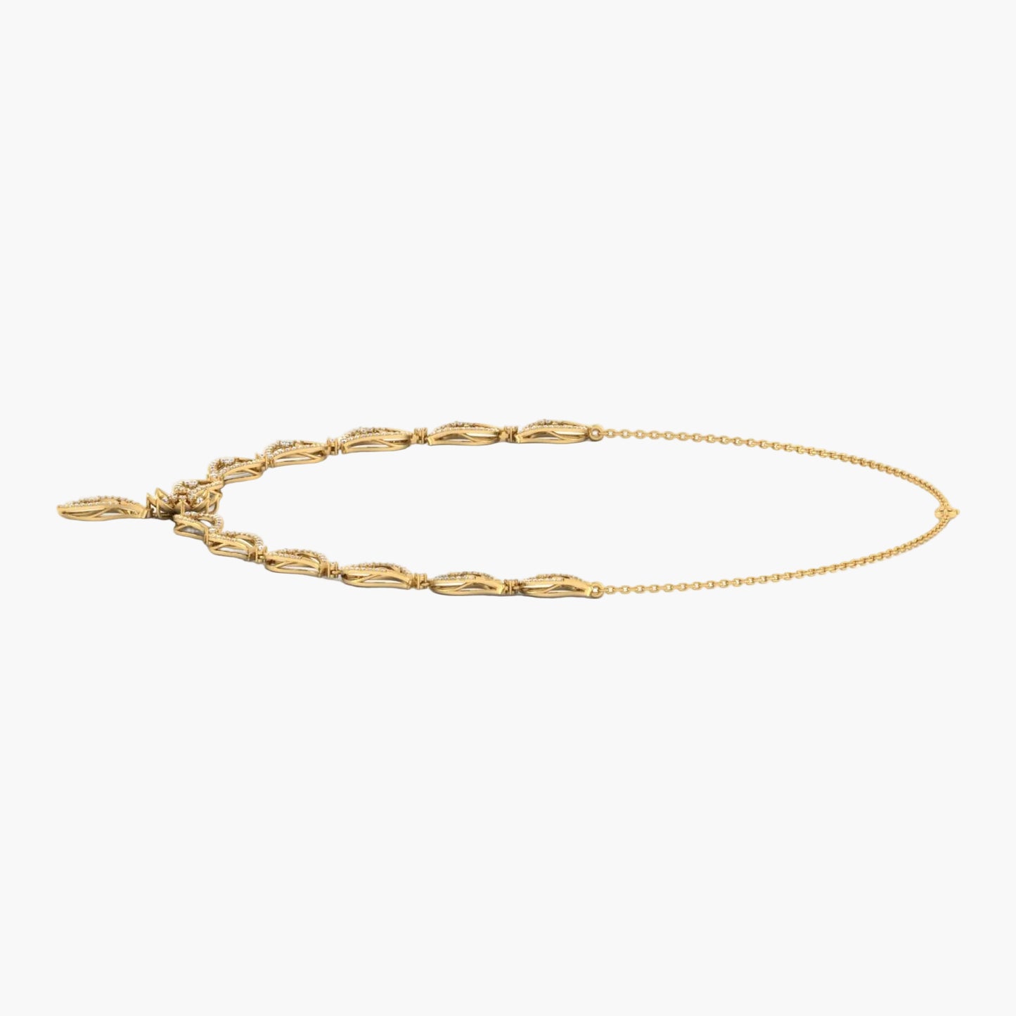 Gold bracelet on a white background with 'Green Lab' branding.