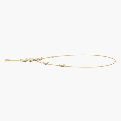 Gold bracelet on a white background with 'Green Lab' branding.