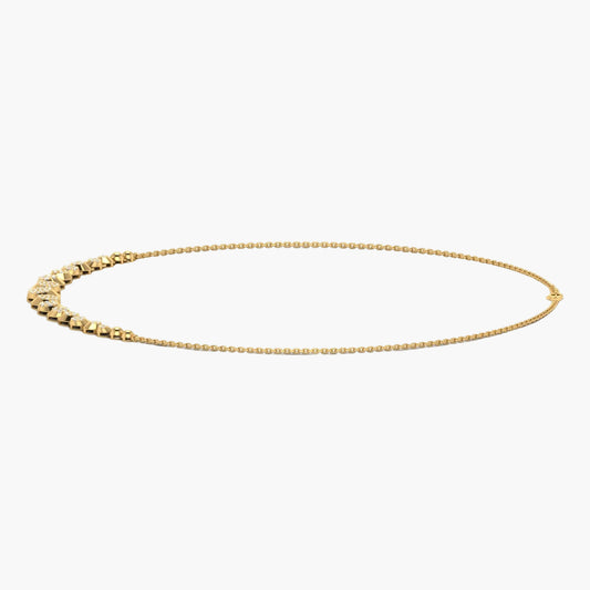 Gold bracelet on a white background with 'Green Lab' branding.