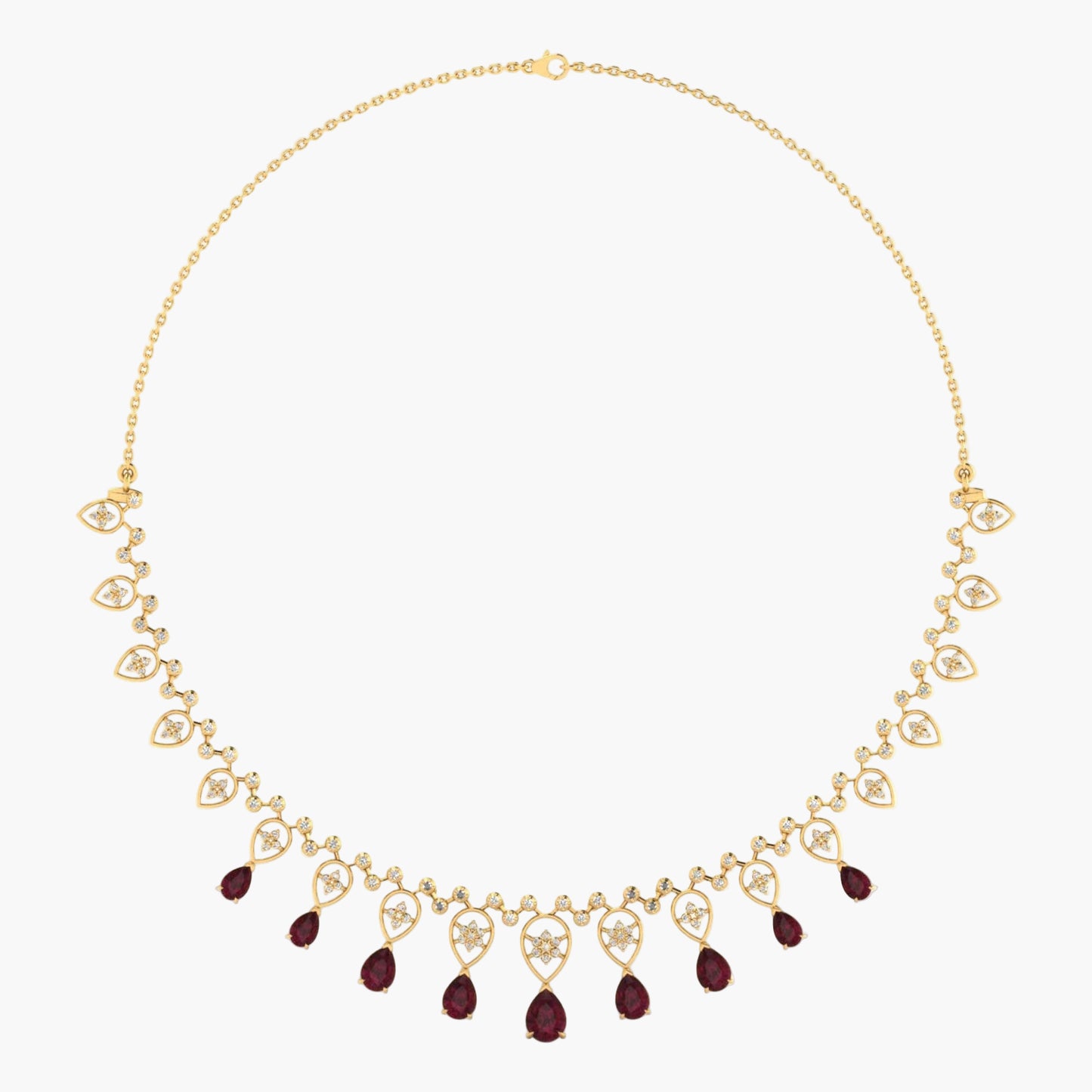 Endless Circle Charm Necklace