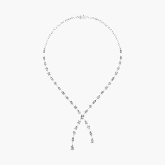 Solitude In Crystals Diamond Necklace