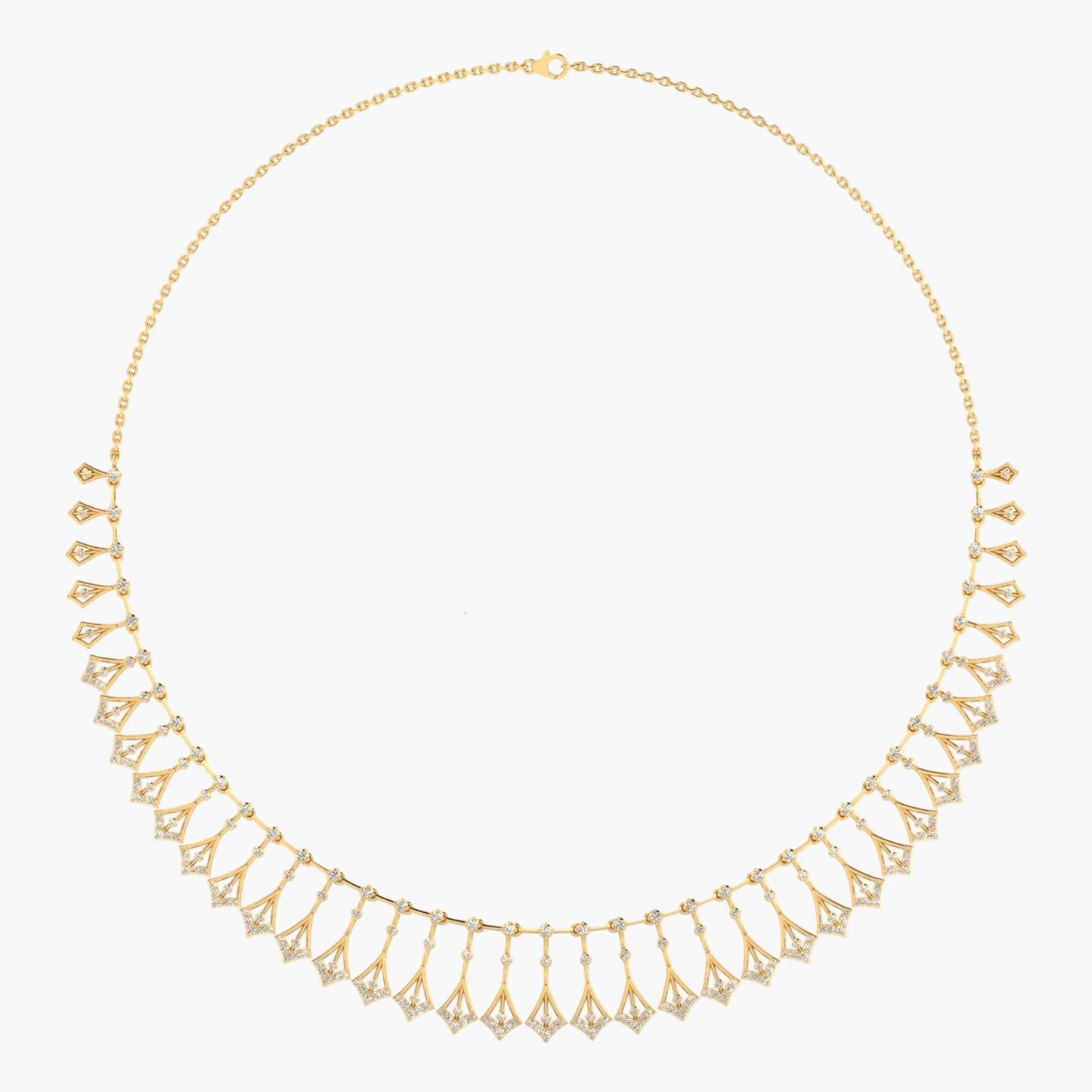 Zyrael Drop Diamond Necklace