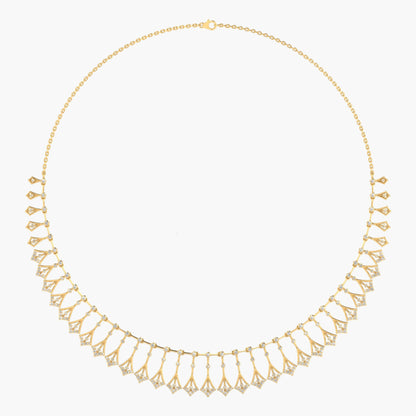 Zyrael Drop Diamond Necklace
