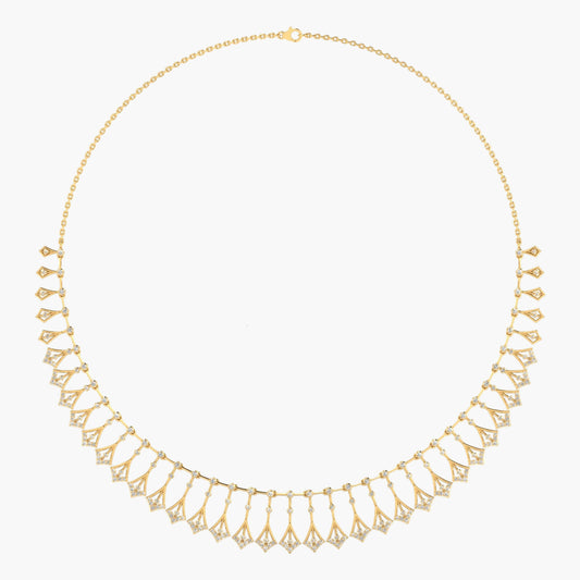 Zyrael Drop Diamond Necklace