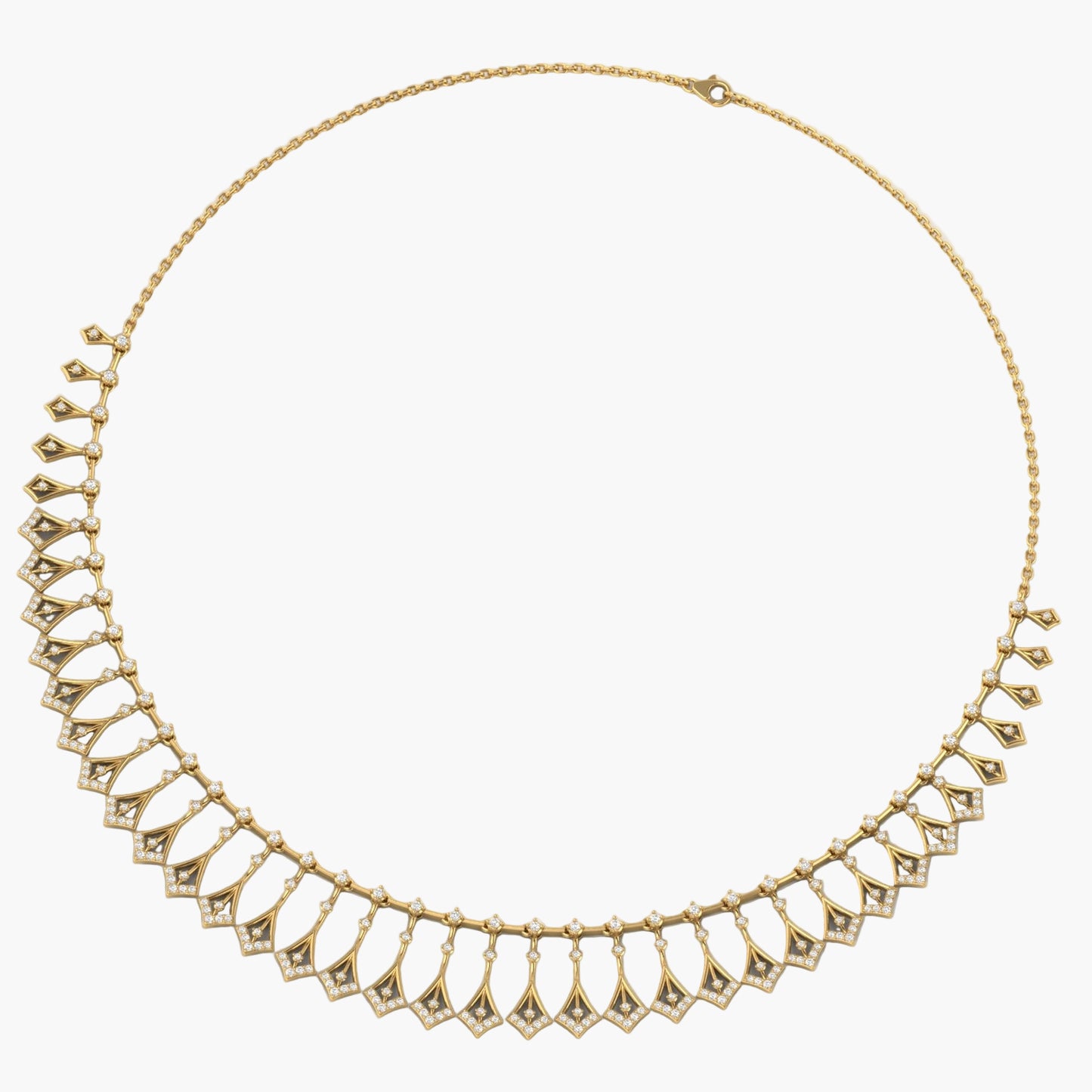 Zyrael Drop Diamond Necklace