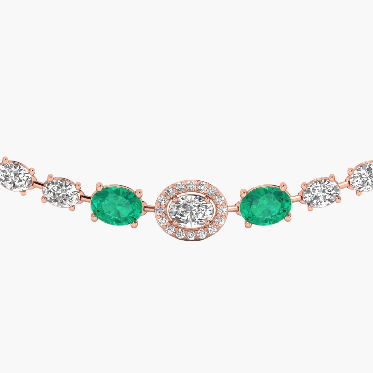 Green Glory Diamond Necklace