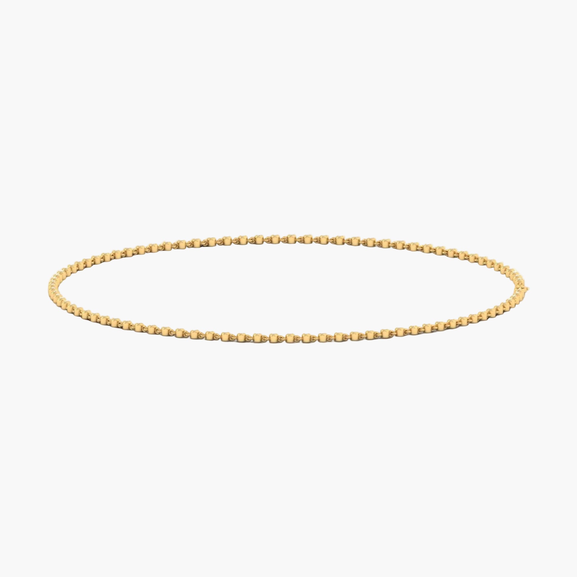 Gold bracelet on a white background with 'Green Lab' branding.