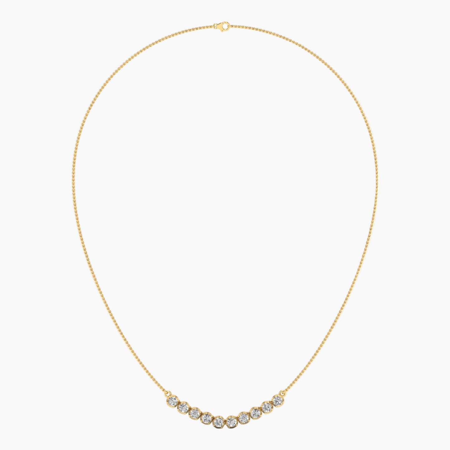 Sparkle Time Diamond Necklace